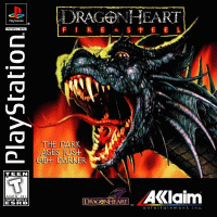 DragonHeart Fire & Steel PAL Playstation PAL box art